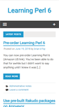 Mobile Screenshot of learningperl6.com