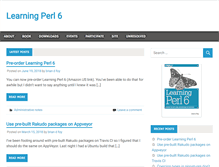 Tablet Screenshot of learningperl6.com